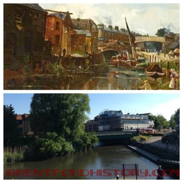 Brentford Bridge 1867 and 2013