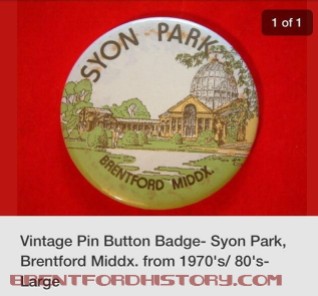 Syon Park Pin Button